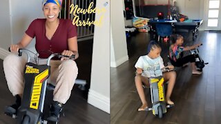 CJ So Cool's Wife Royalty Rides The Kids Power Rider 360! 😱