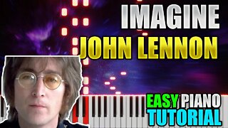 Imagine - John Lennon | Easy Piano Lesson