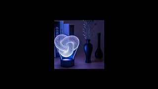 Twist Abstract LED 3D Night Light