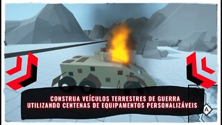 VehiCraft - Construtor de Veículos de Guerra (Jogo de Ação e Simulação Já Disponível para PC)