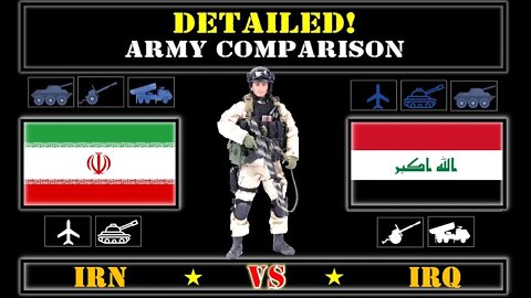Iran VS Iraq 🇮🇷 Military Power Comparison 2021 🇮🇶,✈ Army 2021