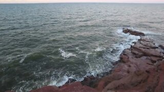 Watching the Waves at Cape Tryon PEI