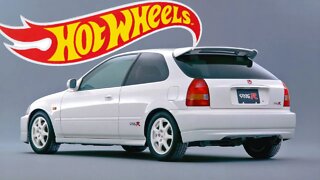 Hot Wheels 99 Honda Civic Type R EK9. Essa miniatura JDM promete muito!