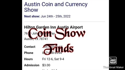Austin Coin Show Finds and a Quick Mail Call