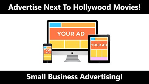 Advertise Next To Hollywood Movies | ONLY $5 | Small Business Advertising