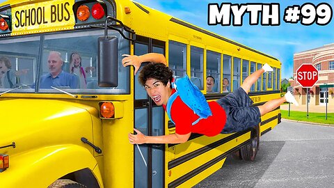 Busting 100 SCHOOL MYTHS In 24 Hours!