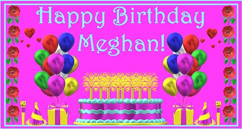 Happy Birthday 3D - Happy Birthday Meghan - Happy Birthday To You - Happy Birthday Song
