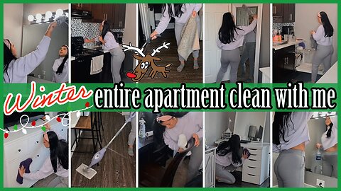 *NEW* EXTREME ENTIRE APARTMENT SPEED CLEAN WITH ME💜DECEMBER 2022 | CLEANING MOTIVATION |ez tingz