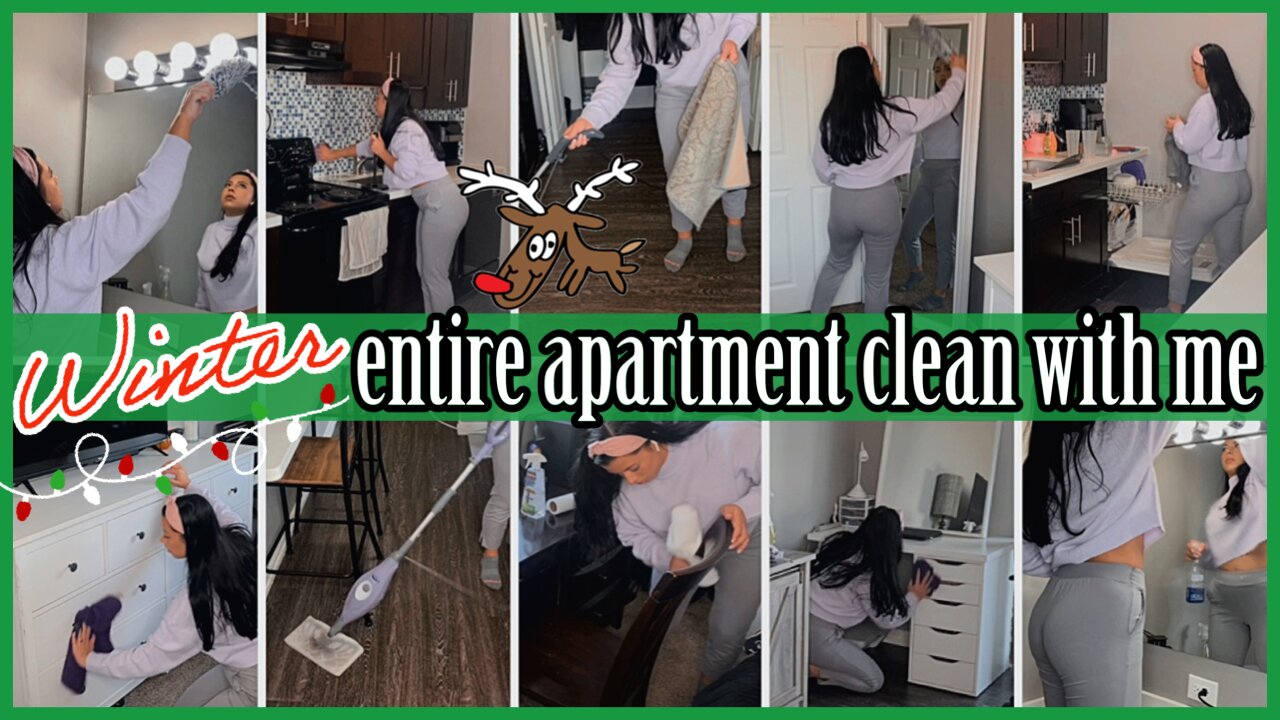 *NEW* EXTREME ENTIRE APARTMENT SPEED CLEAN WITH ME💜DECEMBER 2022 ...