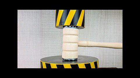 Hydraulic Press vs Wooden Hammer