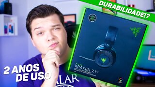 Razer Kraken 7.1 Chroma V2 após 2 ANOS DE USO! RESISTIU?