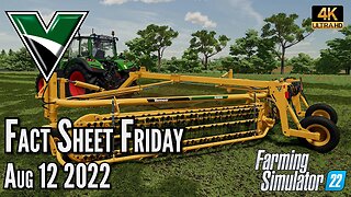 🚨 Farming Simulator 22 News 🚨 Vermeer DLC FactSheet Aug 12 2022