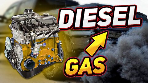 We convert a gasoline engine to run on diesel fuel - will it work?