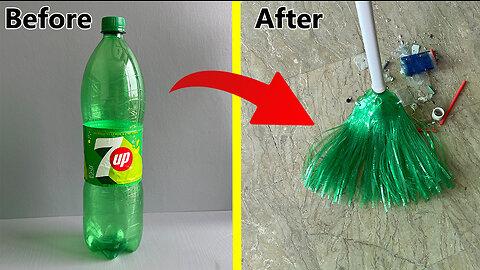 Don’t Throw plastic bottles - Make DIY Dust Broom