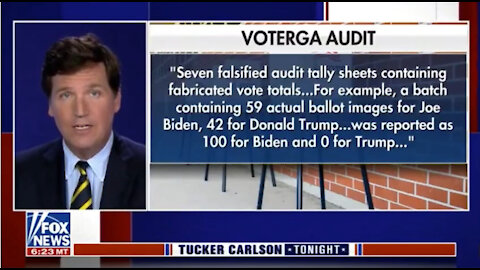 BOOM - Tucker Carlson Exposes that CRIMINAL VOTER FRAUD took place in Fulton County, Georgia