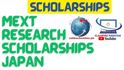 MEXT Research Scholarships 2023-24 in Japan [Fully Funded]