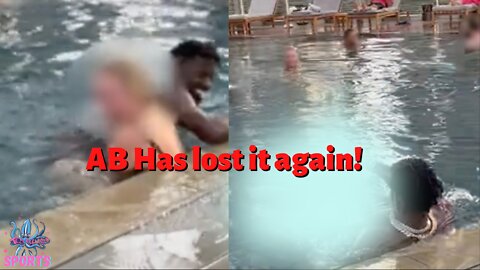 Antonio Brown EXPOSING Himself At Hotel Pool #nfl