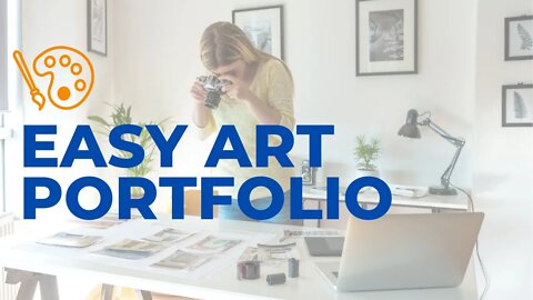 EASY ART PORTFOLIO to show Collectors: How to create an artist portfolio on a budget