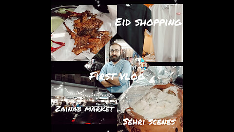 Eid shopping vlog | Sehri plan | First Vlog