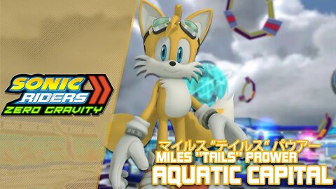 Sonic Riders Zero Gravity - Aquatic Capital (Tails) Japanese [4K HD 60FPS]