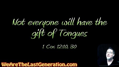 Speaking in Tongues Bible Study