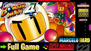 Super Bomberman 4 - Super Nintendo (Full Game Walkthrough)
