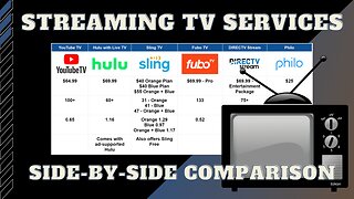 YouTube TV, Hulu TV, Sling, DirecTV Stream, Fubo TV & Philo Side-by-Side Comparison (2022)
