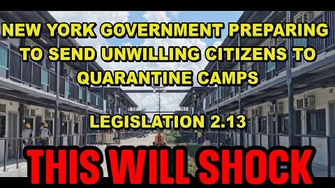 Government now has legal authority to remove residents from their homes and force them into camps!