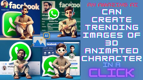 Searching AI Tools? An Amazing AI | Can Create Trending Images Of 3D Animated Character | In A Click