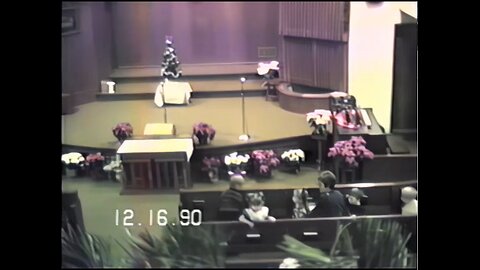 Kids Christmas Program - Auburn Christian Church - 1990
