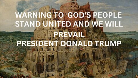 WARNING TO GOD'S PEOPLE/ UNITED WE STAND AND DIVIDED WE FALL