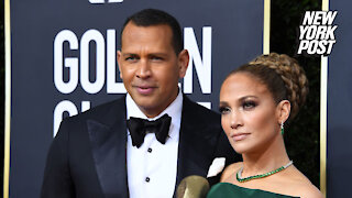 Jennifer Lopez chants have followed Alex Rodriguez to World Series