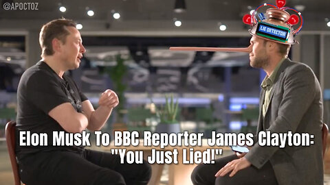 Elon Musk To BBC Reporter James Clayton: "You Just Lied!"