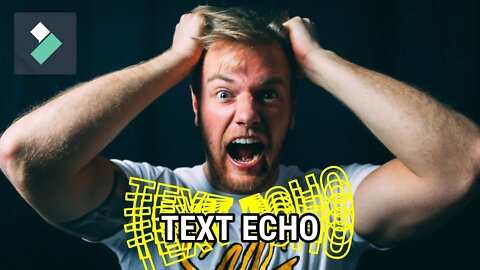 Echo Text Effect Filmora X - Filmora X Tutorial