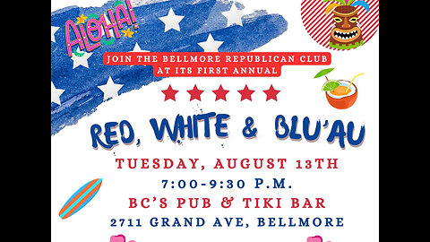 Bellmore Republican Club Event at the Bearded Clam Tiki Bar #UCNYNEWS