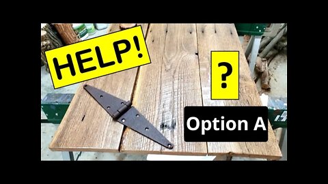 HELP ME DESIGN This Barn Door Coffee Table! Which Option Will You Choose????