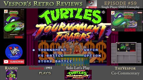 Teenage Mutant Ninja Turtles Tournament Fighters | SNES | Co-Commentary - Review, Thoughts and More