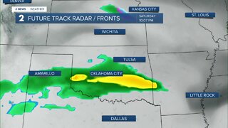 Windy and rain chances