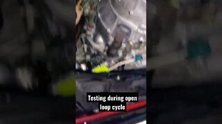 Testing the 350Z open header.