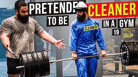 Elite Powerlifter Pretended to be a CLEANER #20 | Anatoly GYM PRANK