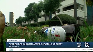 Search on for gunman after shooting at PB party