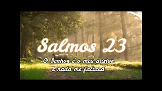 O Senhor é o meu Pastor e nada me faltará - Salmos 23