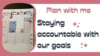 Plan with Me - Putting Goals in the Planner