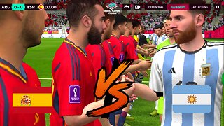 FIFA Mobile Soccer Android Gameplay FIFA World Cup 2022 ARGENTINA VS SPAIN