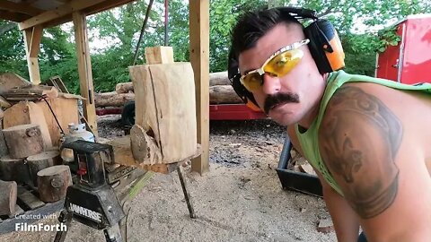 Owl Chainsaw Carved Into a wooden Pumpkin