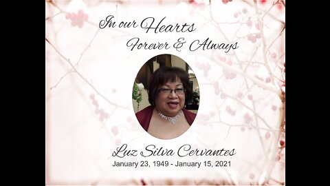 Celebration of Life Service | Luz Cervantes