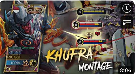 SATISFYING! KHUFRA ULTI+FLICKER MONTAGE - Mobile Legends