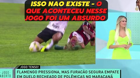 Polemica no Jogo do Flamengo, Renata Fan: Arrascaeta quase quebra o pé do jogador era expulsão