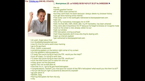 Anon the Hacker: Best of Greentext