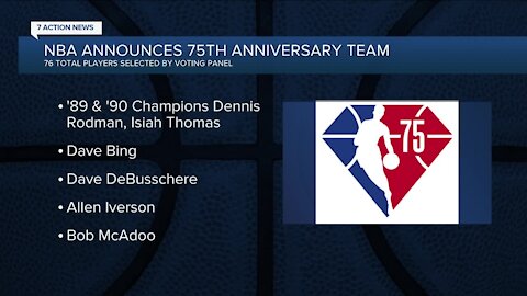 Pistons greats, Hall of Famers among players selected to NBA 75th Anniversary Team